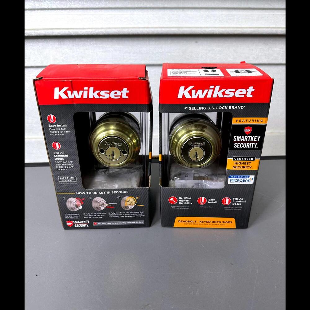 Kwikset SmartKey Security Deadbolt Lock‎